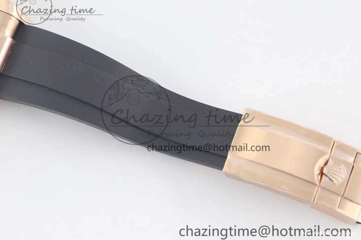 Good Copy Rolex Watches Strap TWF 904L 2416 Diamonds RG on 116515 A  Steel Best HighQuality RG Black Dial Daytona Edition Oysterflex 1:1 0114